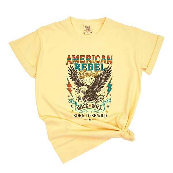 

Футболка American rebel spirit с эффектом поношенности и окрашенная в стиле garment dyed Simply Sage Market, Butter