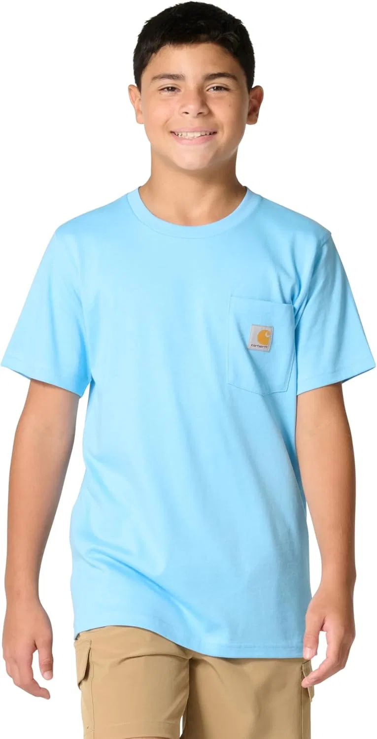 Футболка детская с карманом Carhartt, Blue Horizon