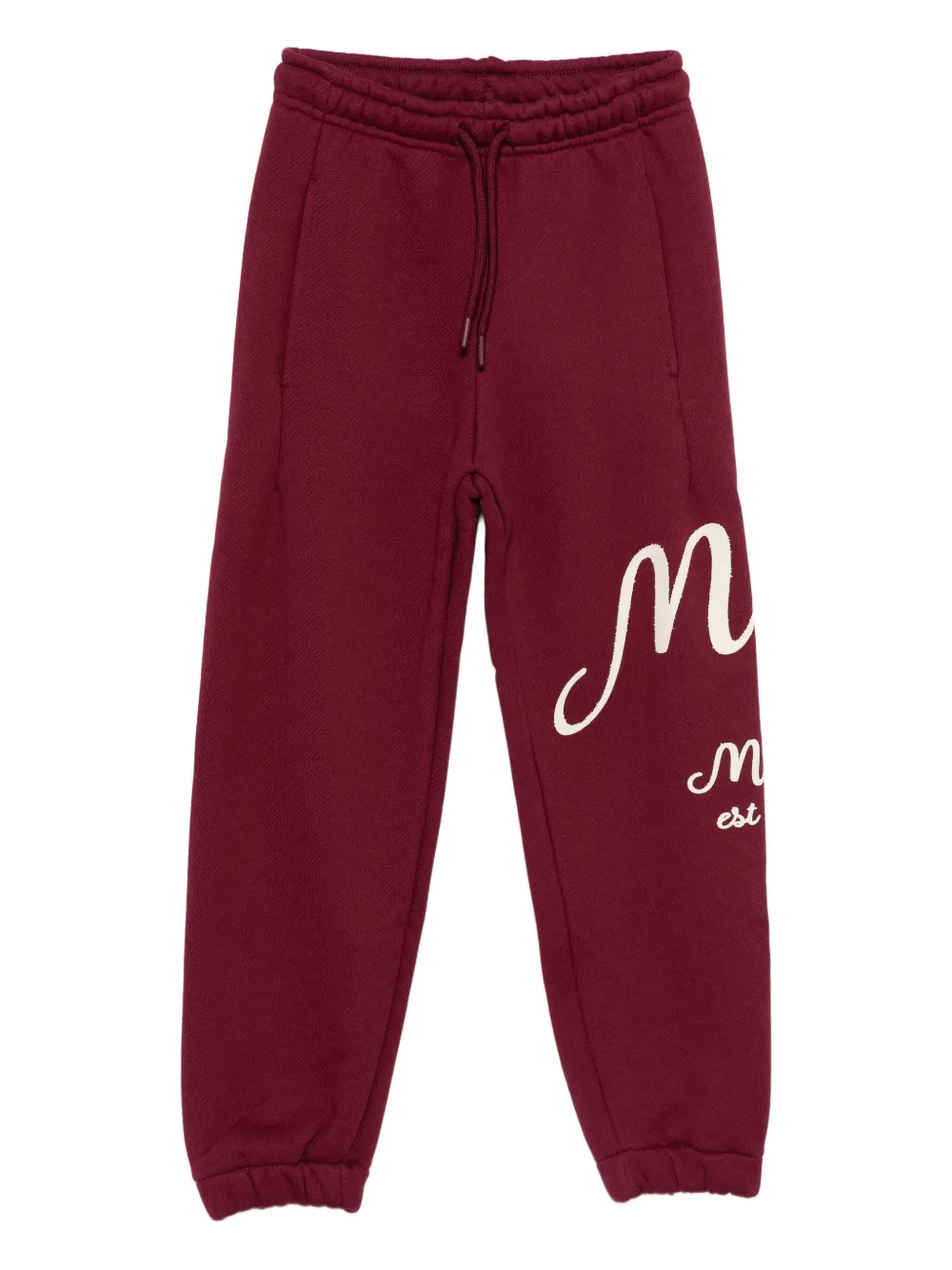 

Хлопковые спортивные брюки с логотипом MSGM Kids, красный