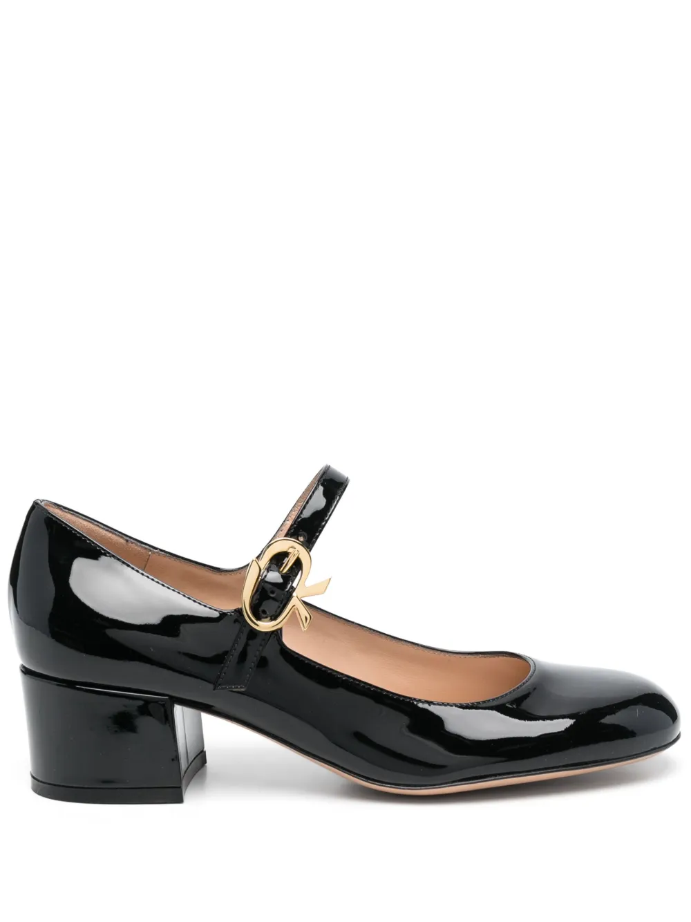 Туфли Mary Ribbon 45 Gianvito Rossi, черный