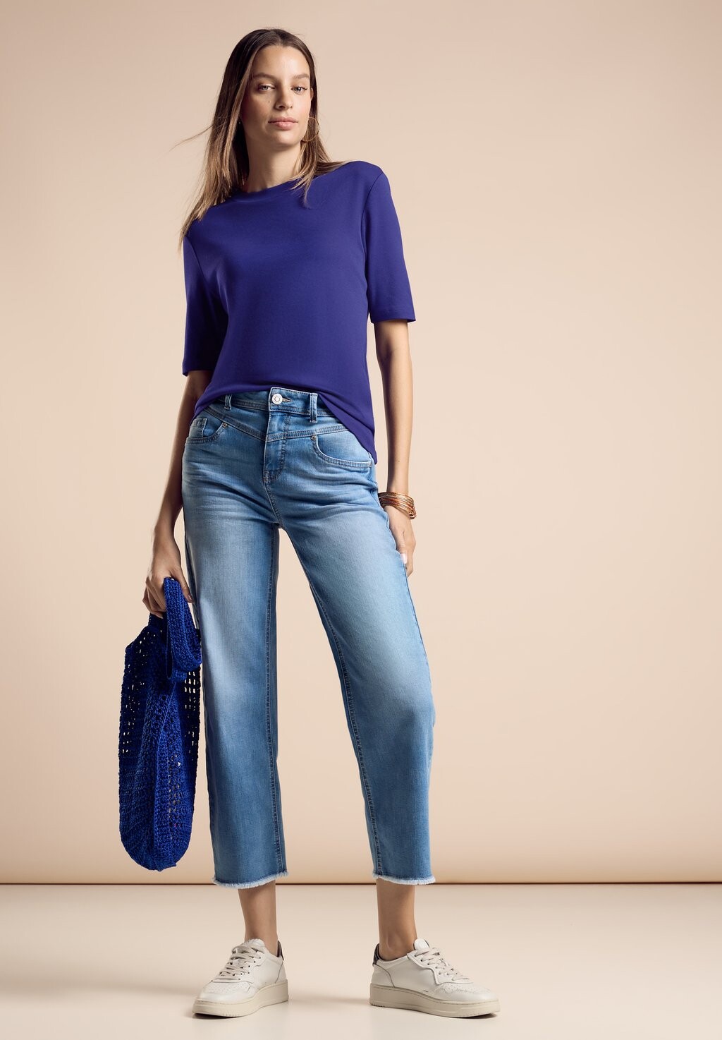 

Базовая футболка MIT TURTLE NECK Street One, мультиколор