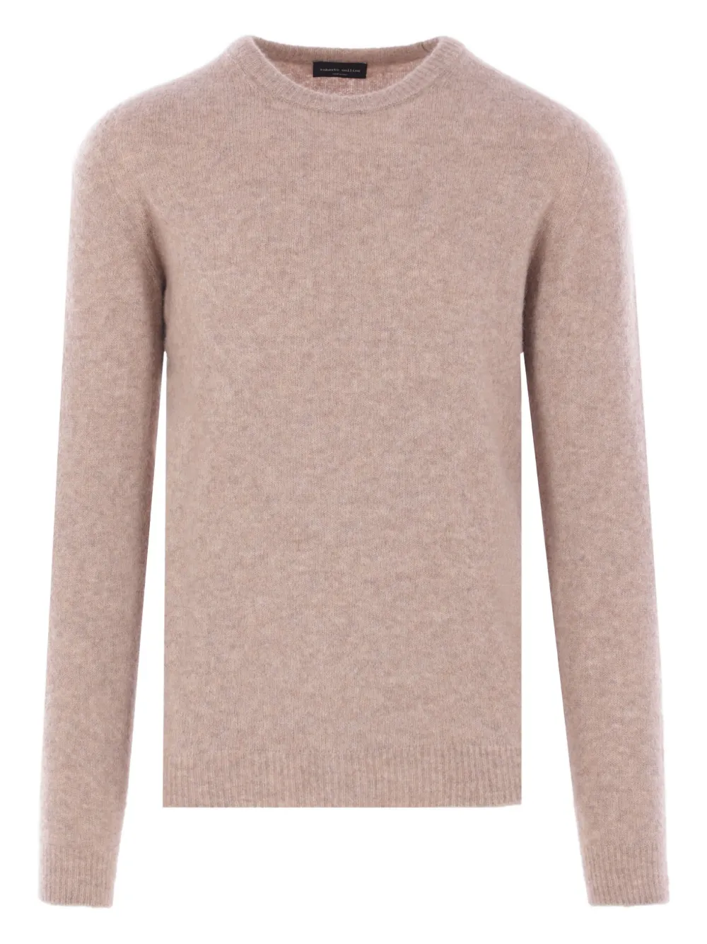 

Шерстяной свитер с круглым вырезом Roberto Collina, нейтральный