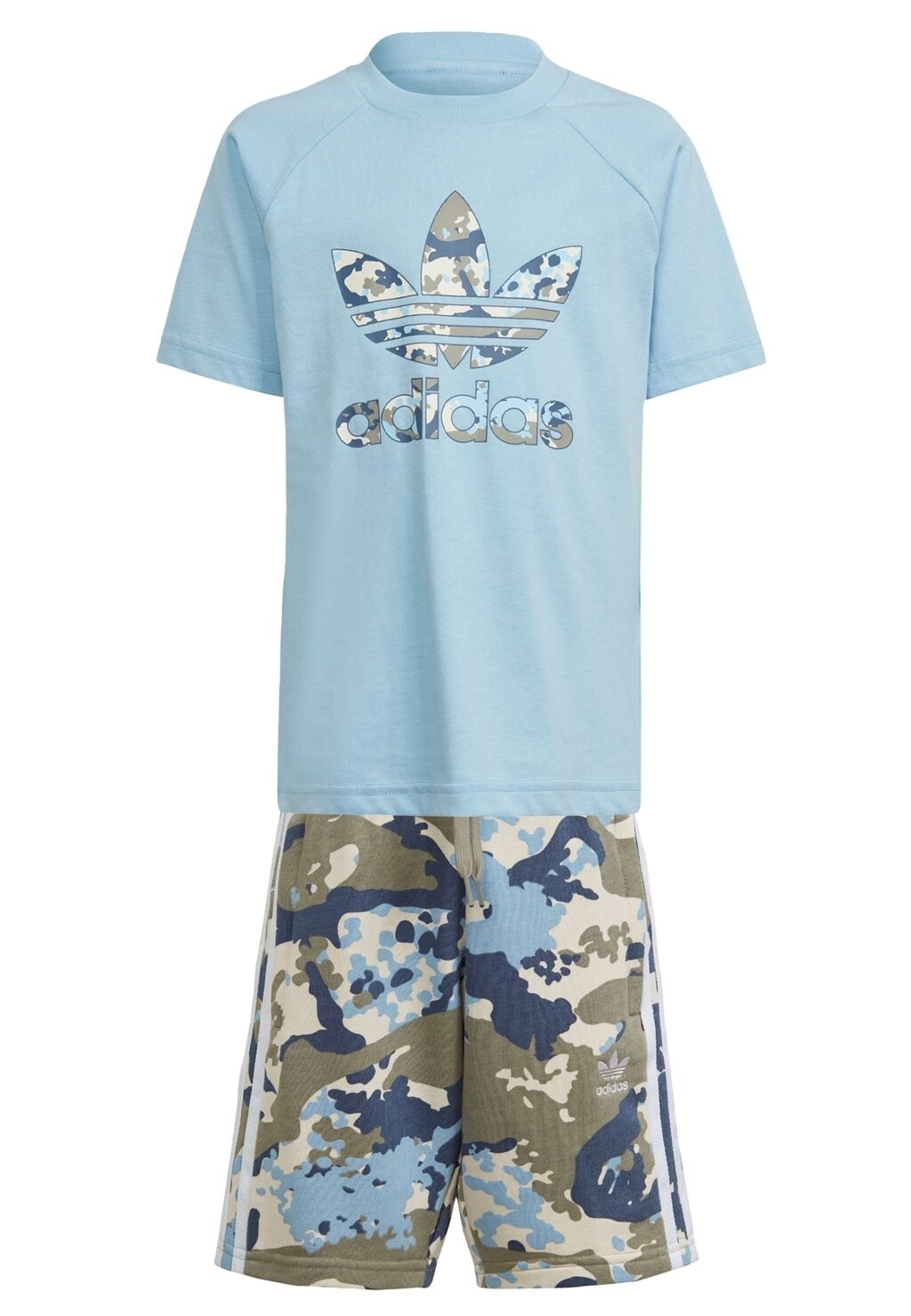 

Шорты CAMO SET adidas Originals, цвет clear sky