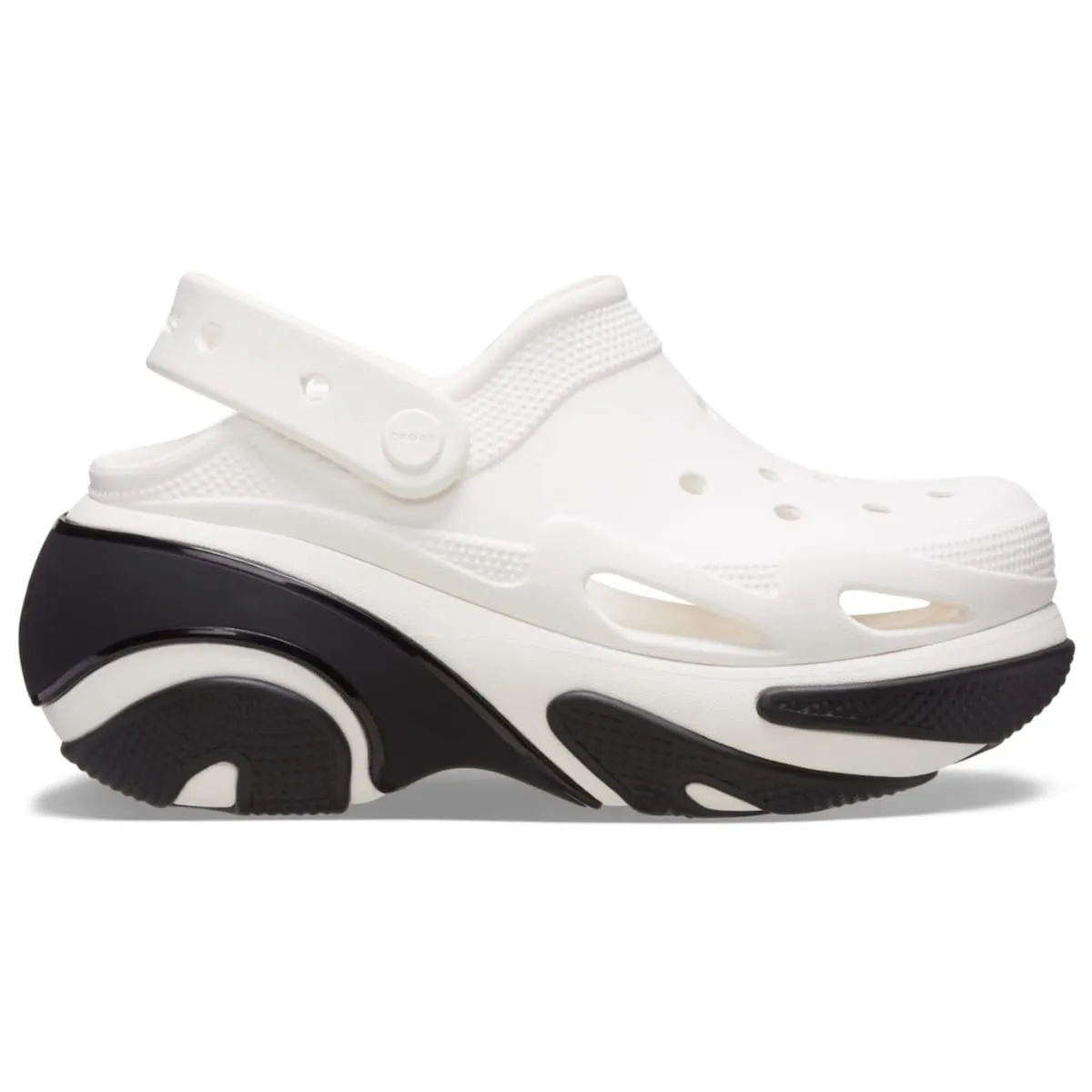 

Унисекс сабо Bubble Crush Clog U Crocs, белый/черный