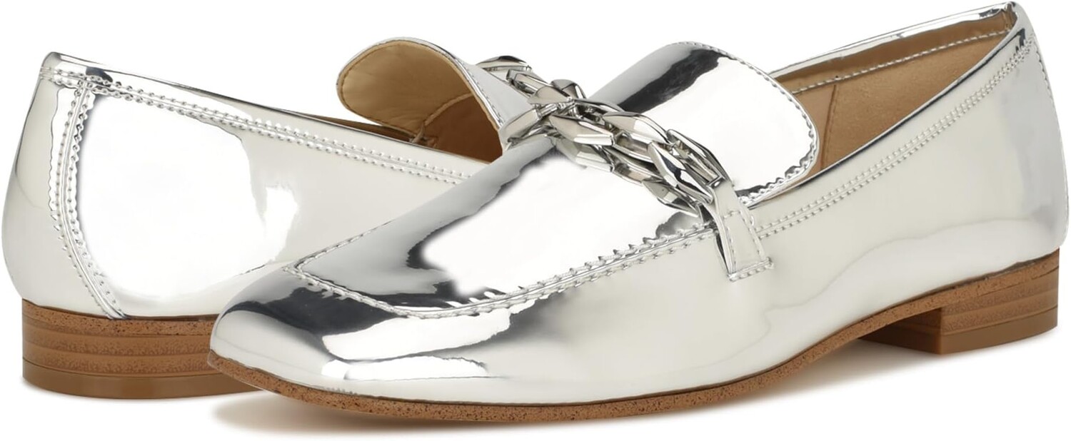 

Лоферы Nine West Erands, цвет Silver Mirror Metallic