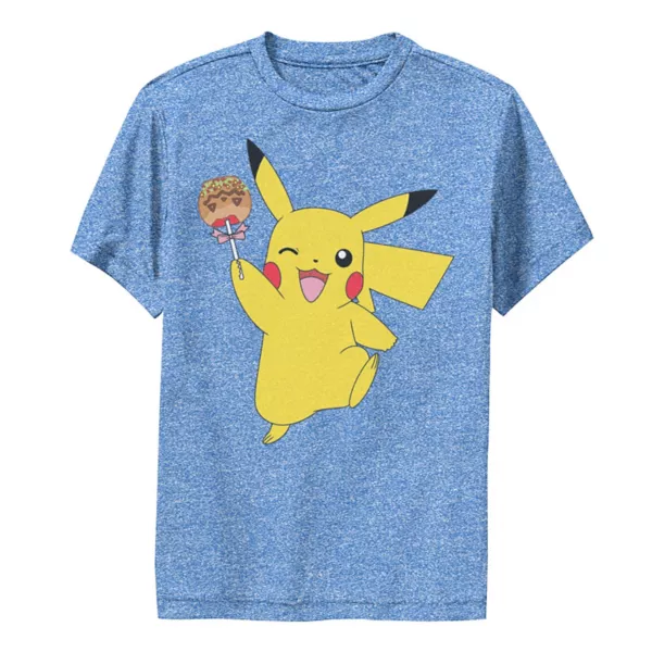 

Футболка для мальчика Pokemon Pikachu с карамельным яблоком Licensed Character, синий