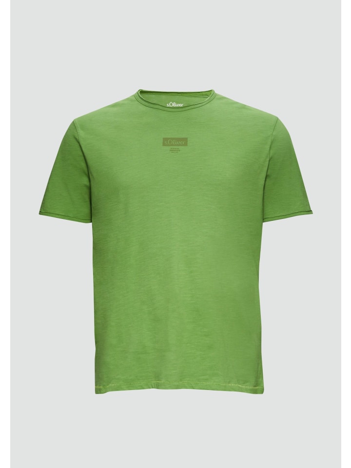 

Футболка цвета 7450_бамбук зеленый s.Oliver