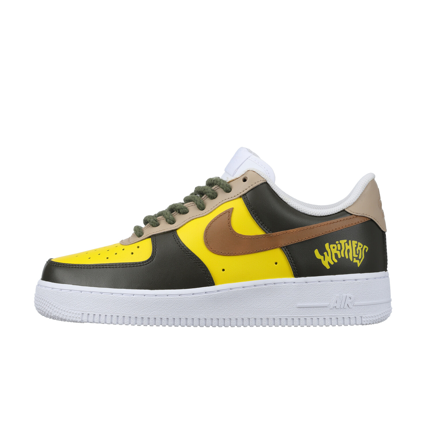 

Кроссовки Nike Air Force 1 Skateboarding Shoes Men Low-top Green, зеленый