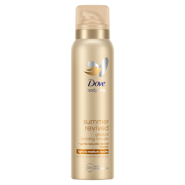

Мусс-автозагар для светлой и средней кожи, 150 мл Dove Summer revived