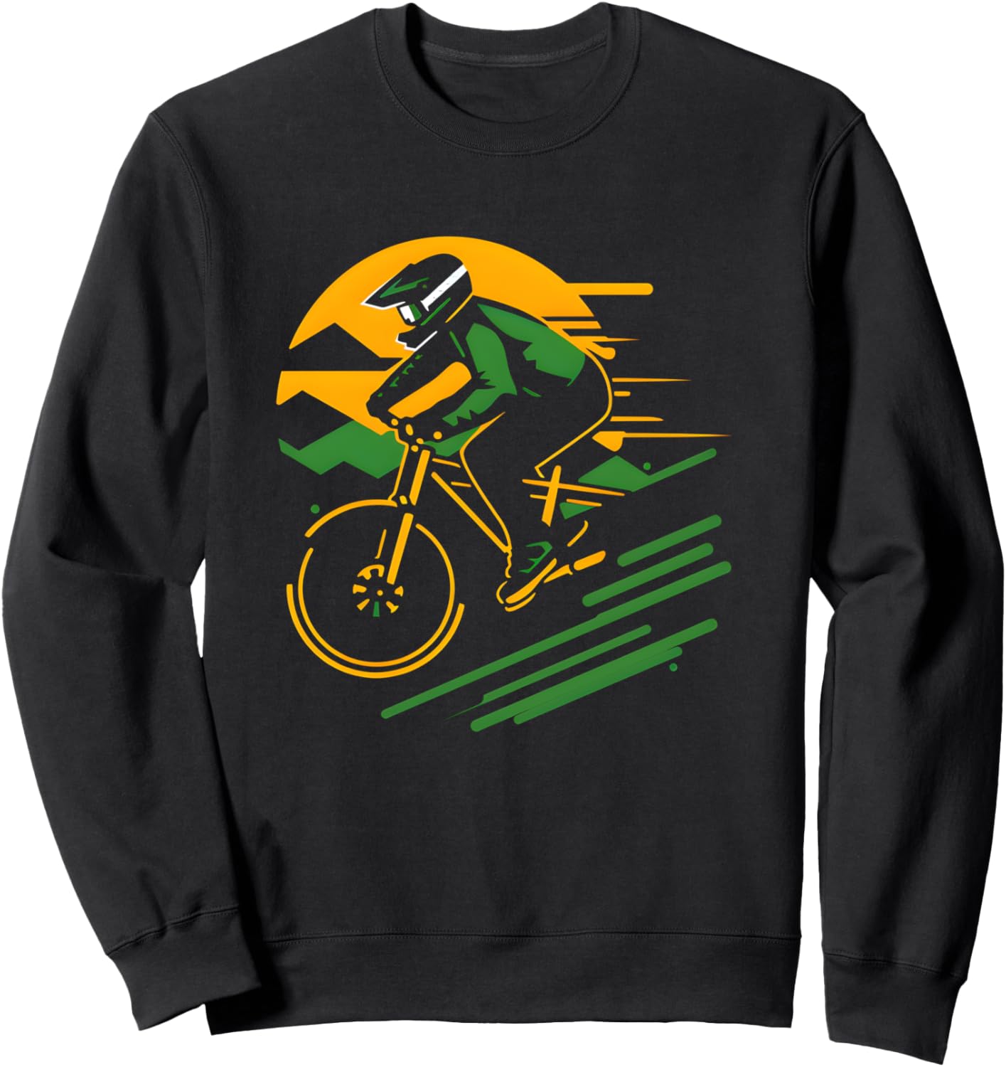 

Толстовка с изображением велосипедиста Mountain Bike/Cyclist Shirts And Prizes, черный