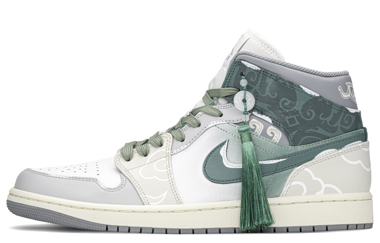 

Jordan Air Jordan 1 винтажные баскетбольные кроссовки мужские, Bluish White