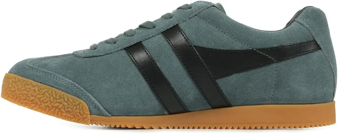Кроссовки Gola Harrier Suede CMA192IE, Grey Graphite Black Gs — фото 4