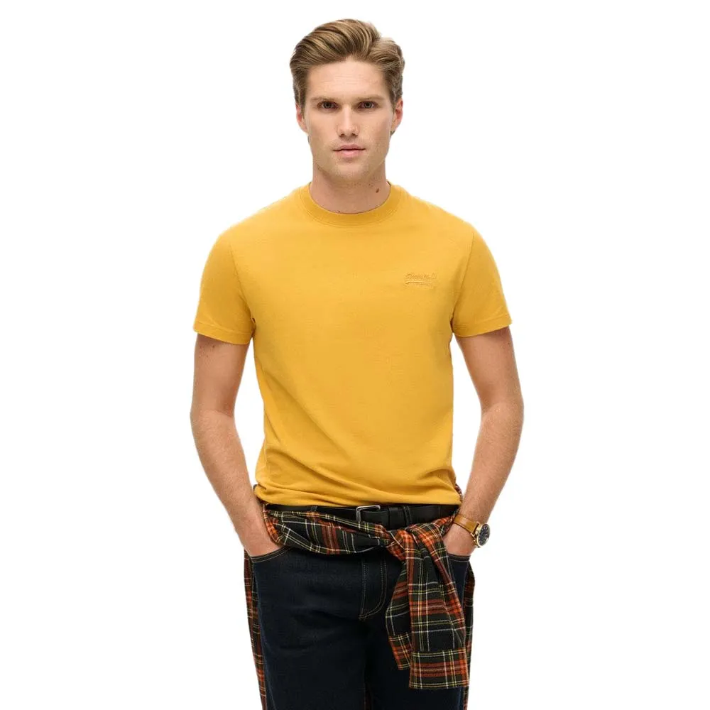 

Футболка с коротким рукавом Superdry Essential Logo Emb, желтый