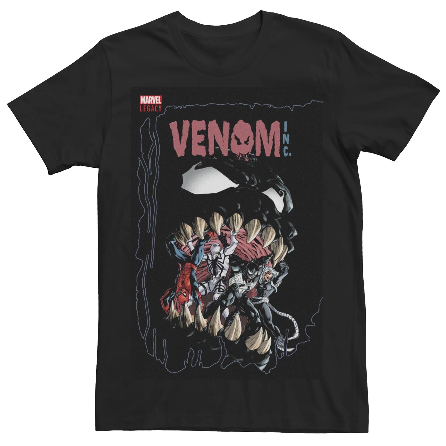 

Мужская футболка Marvel Universe Venom Face Licensed Character