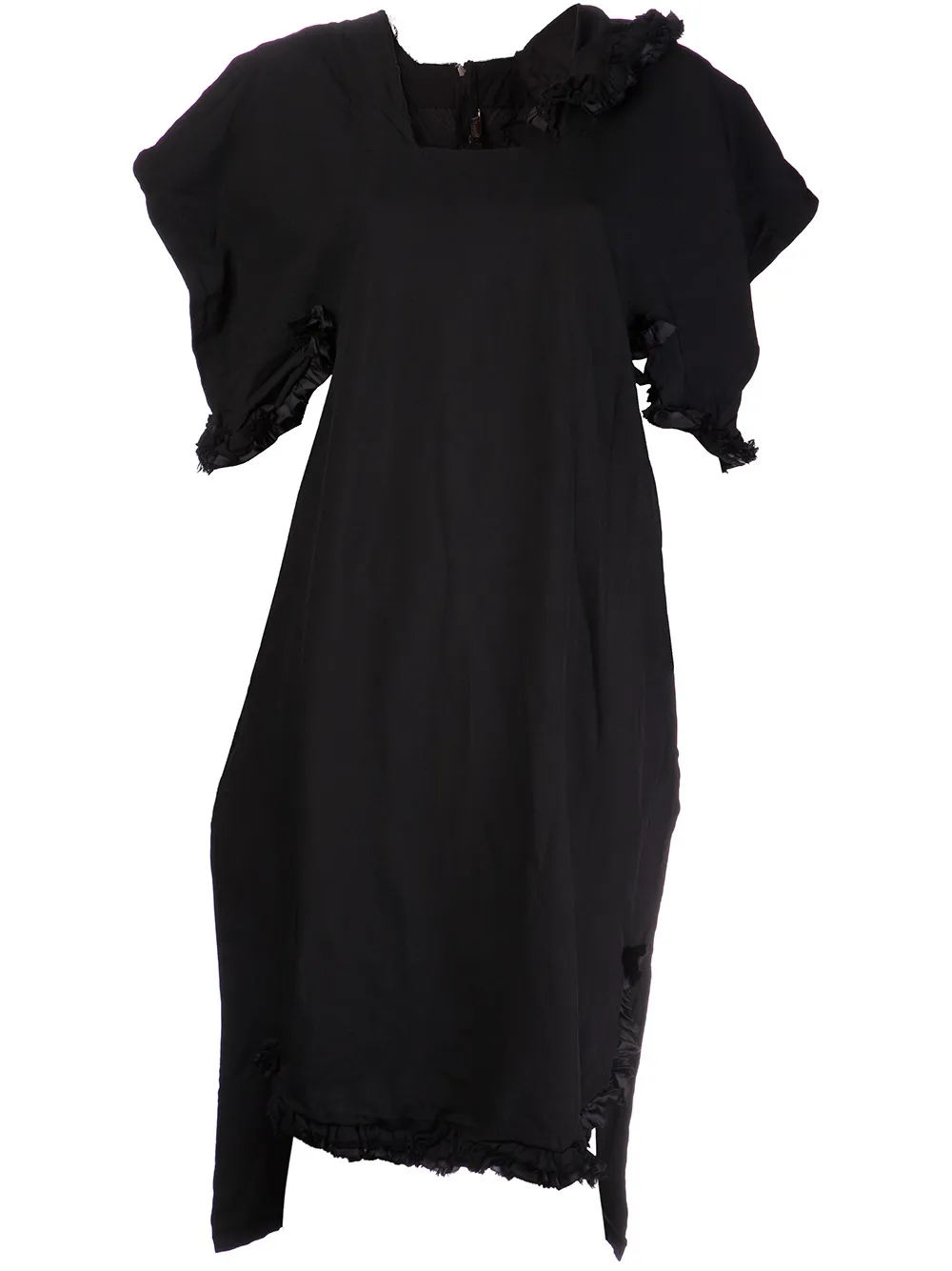 

Платье с оборками COMME DES GARCONS, черный
