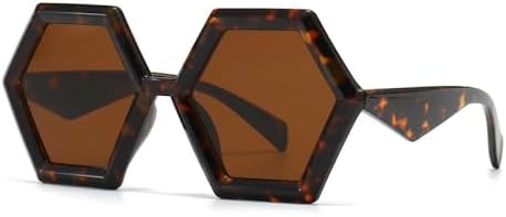 

Солнцезащитные очки в стиле ретро с градиентным цветом, популярные, многоугольные, зеркальные, большого размера, для защиты от ультрафиолета на открытом воздухе, 2027 год MTZJH, C7leopard