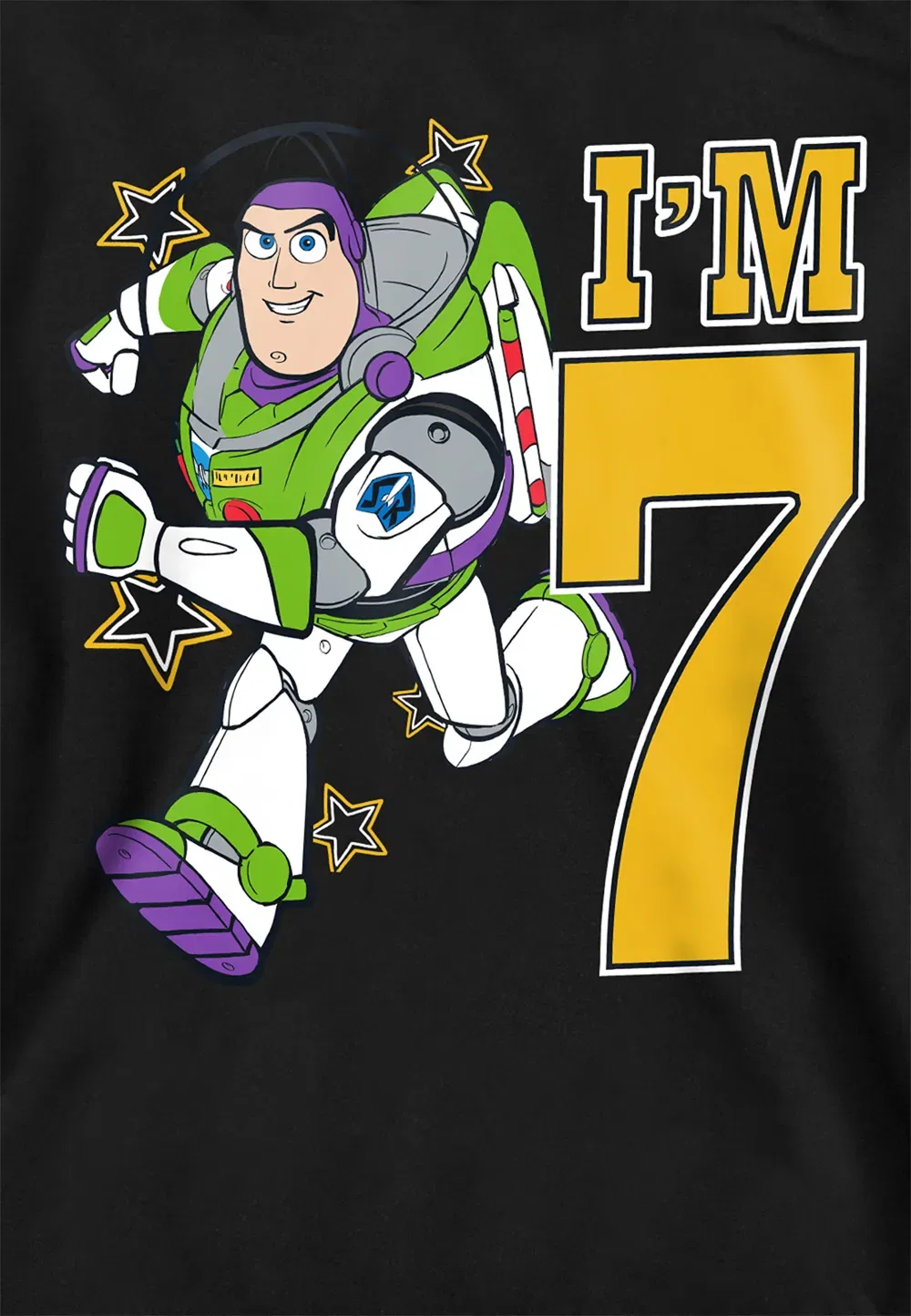Детская худи Toy Story Buzz Lightyear, Disney, черный — фото 2