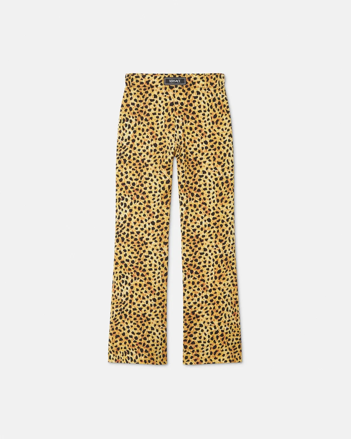 Детские брюки из кадди с принтом VERSACE, золотой