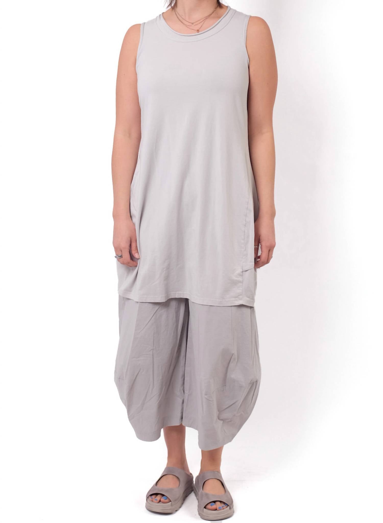 

Rundholz Black Label Длинная майка серого цвета