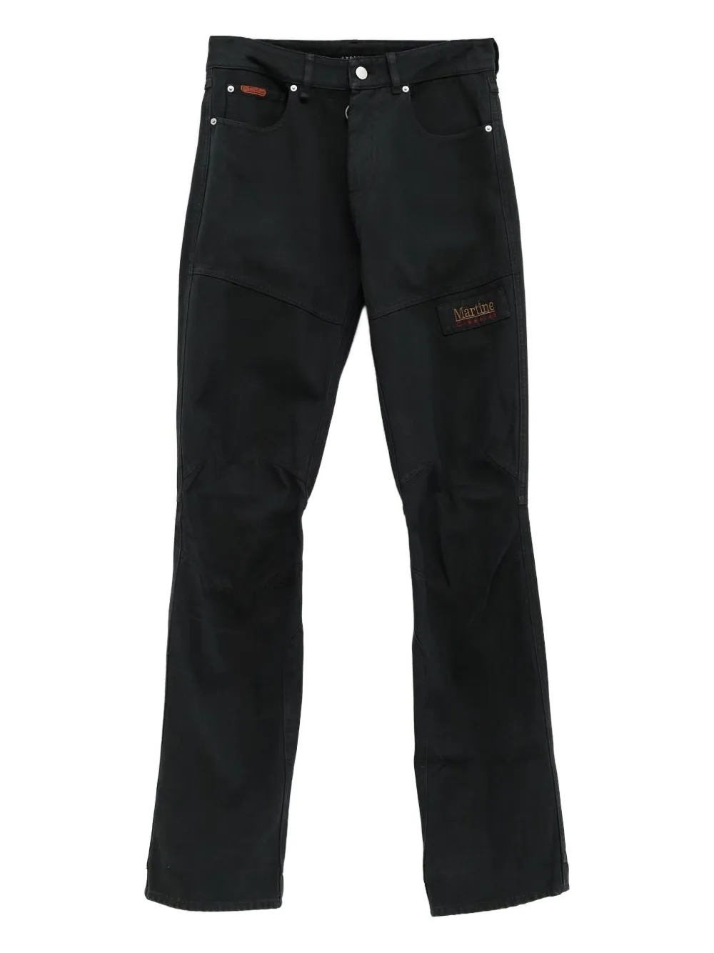 

Джинсы с нашивкой-логотипом Martine Rose, черный