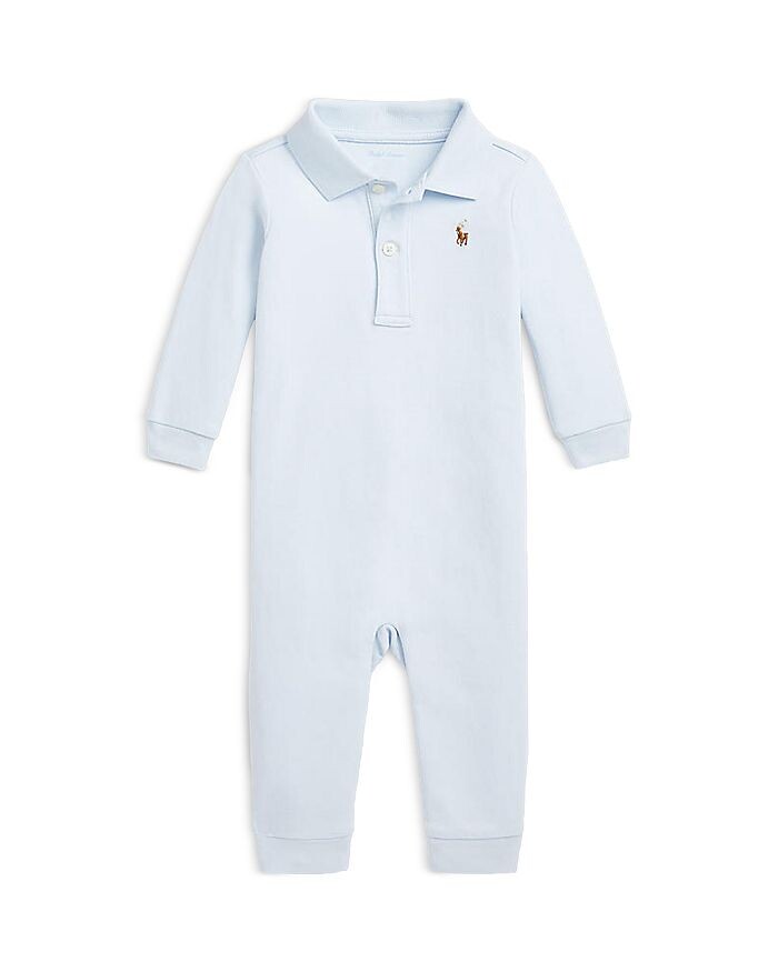 

Комбинезон-поло из органического хлопка для мальчиков Ralph Lauren — для малышей, синий