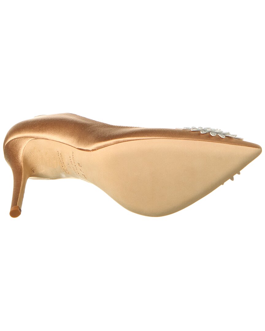 Туфли-лодочки Safa 100 SJP by Sarah Jessica Parker из атласа, коричневый — фото 4