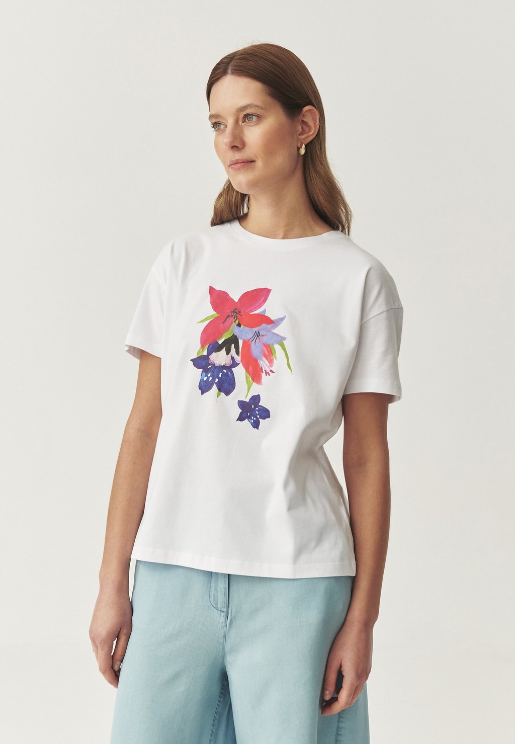 

Футболка с принтом MALATI 2 TATUUM, белый