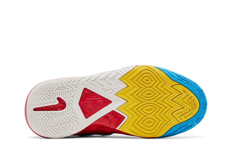 Кроссовки Kyrie 8 GO SE GS 'Black Blue Tour Yellow', разноцветный — фото 4