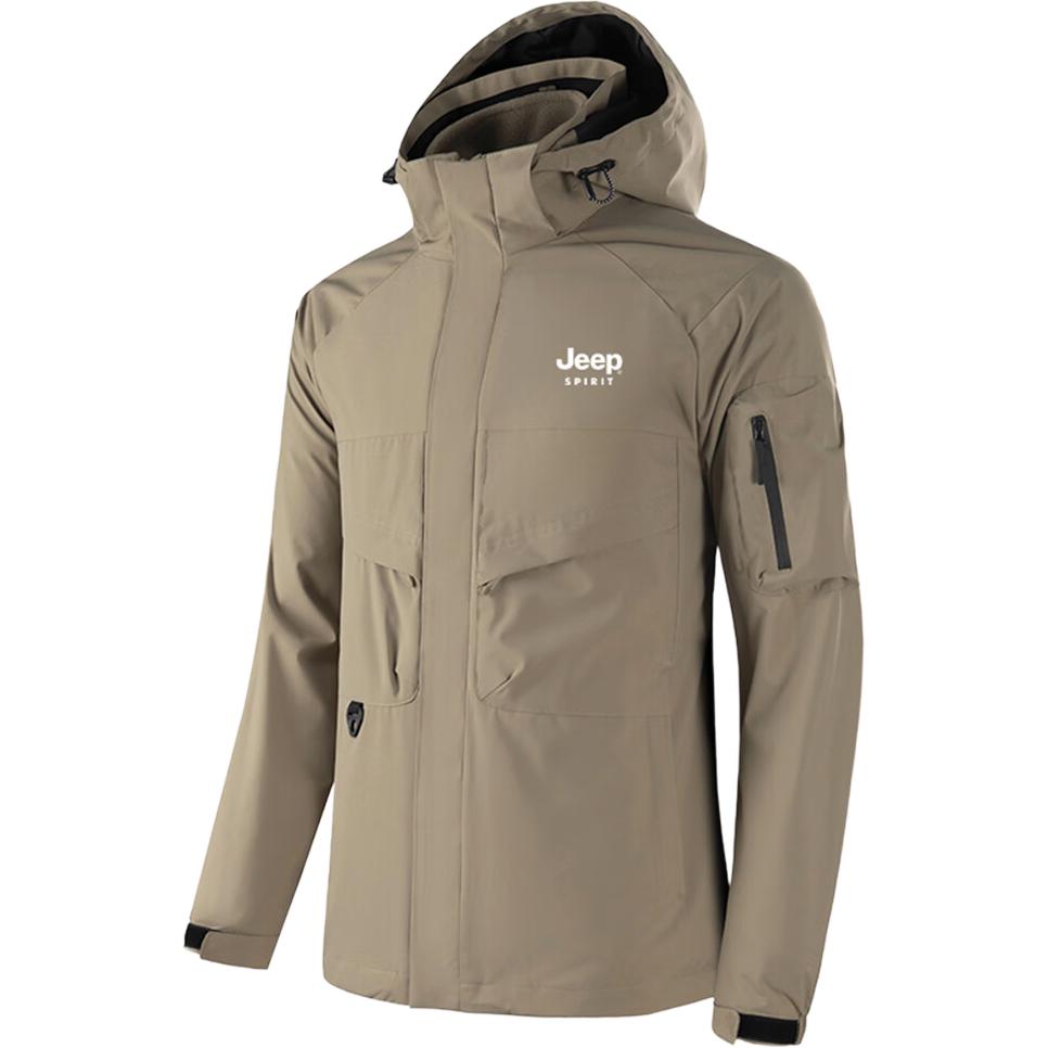 

JEEP SPIRIT Водонепроницаемая, ветрозащитная и дышащая ветровка Men's, Army Green