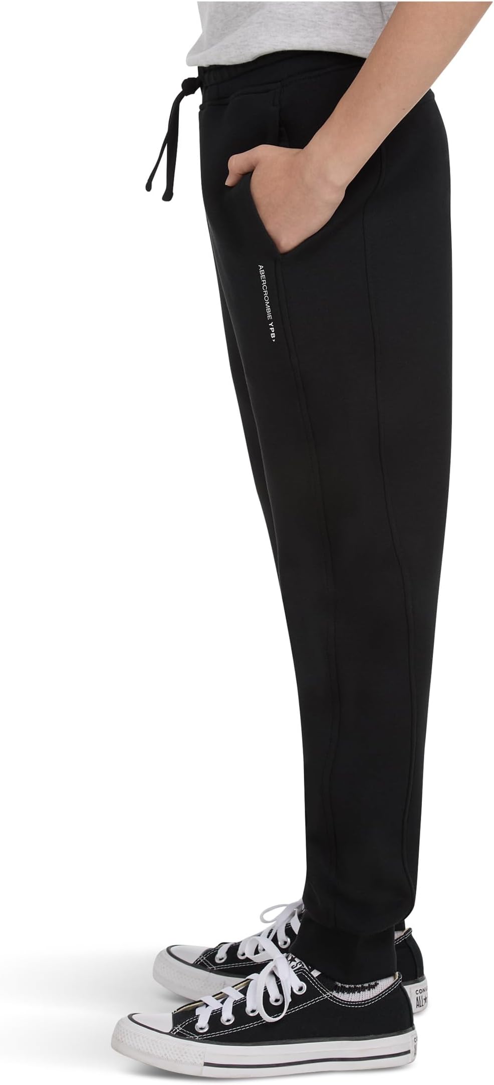 Брюки abercrombie kids Neoknit Slim Joggers, цвет Black Beauty(beautiful Black) — фото 2