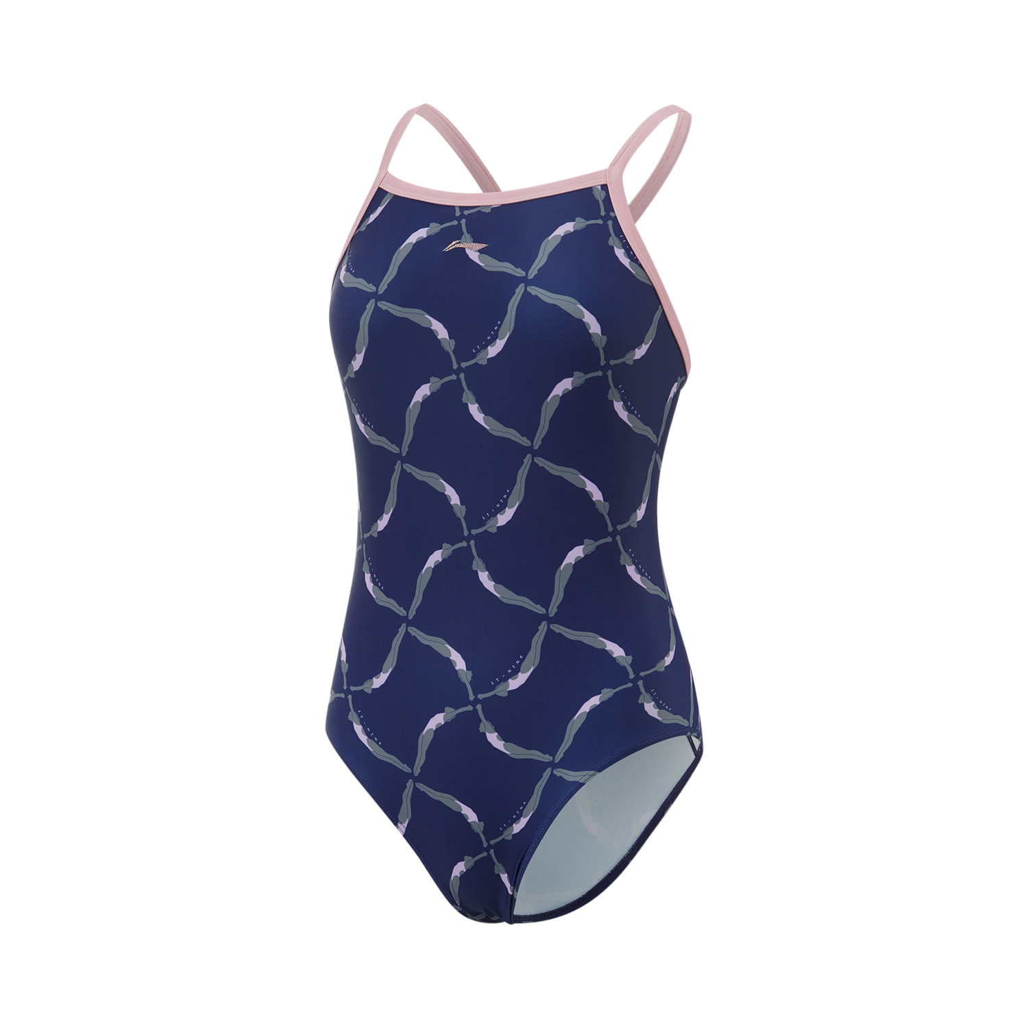 

Купальник слитный женский LiNing Swimming Series One piece Swimsuit Image Blue