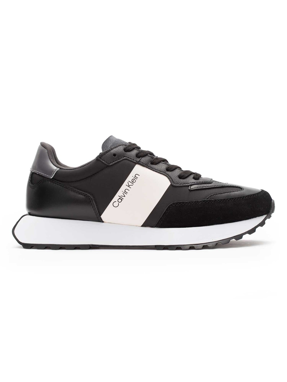 

Кроссовки Calvin Klein Jeans LOW TOP LACE UP MIX NEW, черный