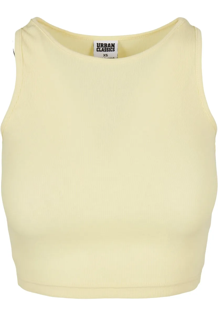 

Майка-топ URBAN CLASSICS " Urban Classics Ladies Cropped Rib Top", желтый