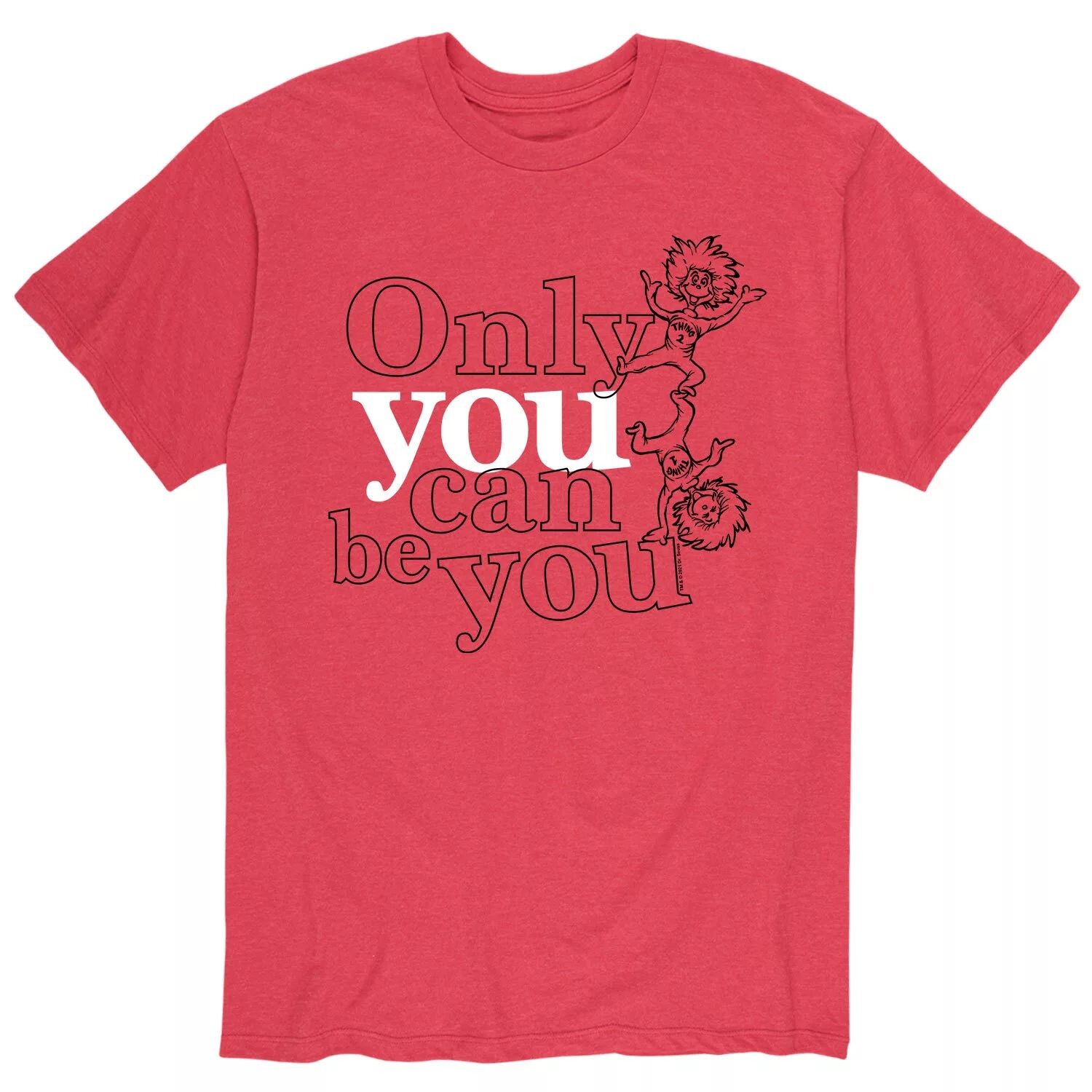 

Мужская футболка Dr. Seuss Only You Can Be You Tee Licensed Character