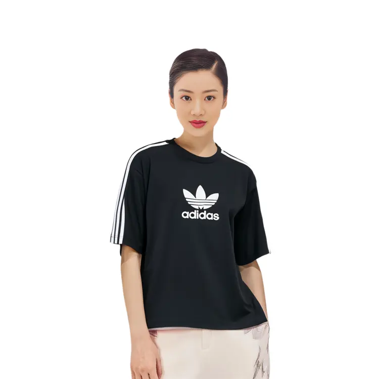 Adidas Originals Женская футболка, цвет Black — фото 2