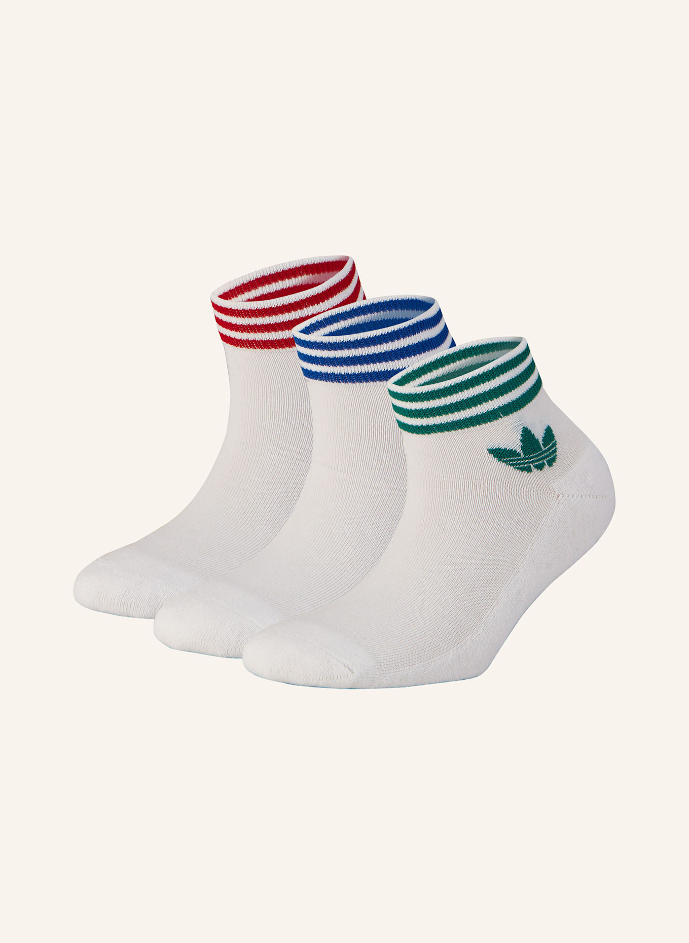 

3 пары носков с трилистником Adidas Originals, мультиколор