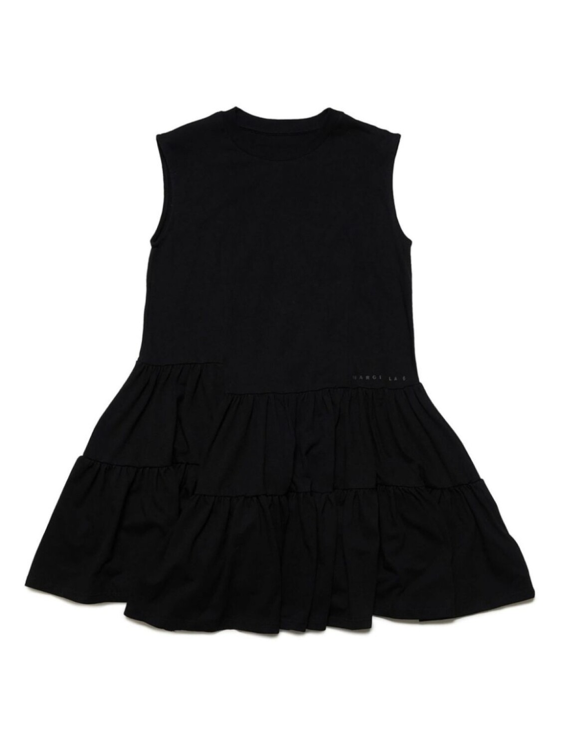 

MM6 Maison Margiela Kids платье без рукавов с логотипом, черный