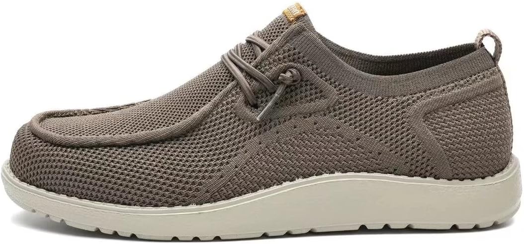 

Мужские широкий обувь Повседневные слипоны для мужчин - Мужские лоферы широкие удобные ботинки с поддержкой свода стопы 1Tazero, хаки