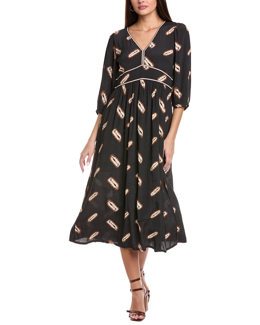 

Ba&sh Cassiopee Миди-платье, черный