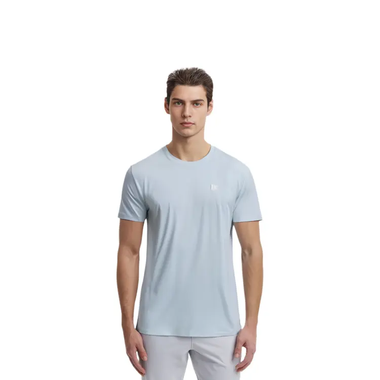 Футболка мужская Well небесно-голубая Calvin Klein, голубой — фото 3