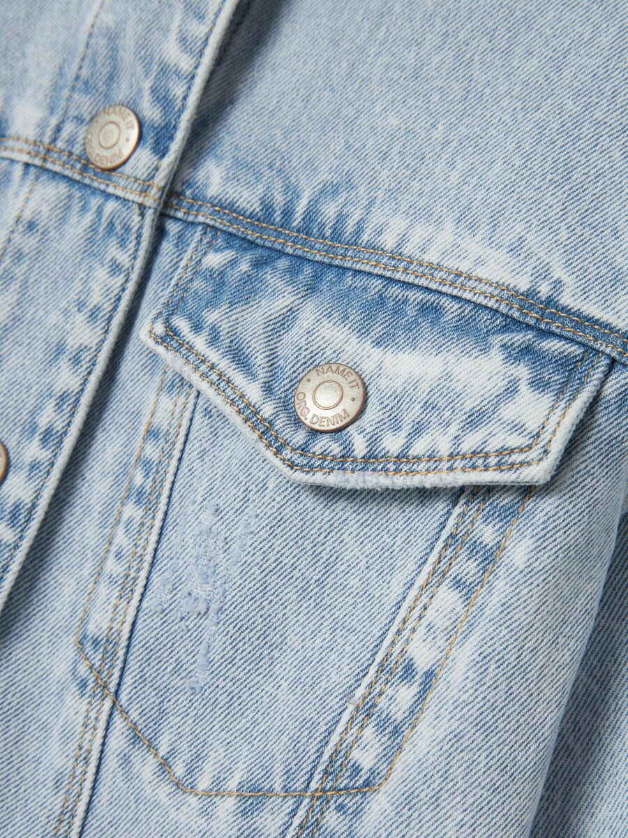 Всесезонная куртка NAME IT Between-Season Jacket NKFMILA, светло-синий — фото 4