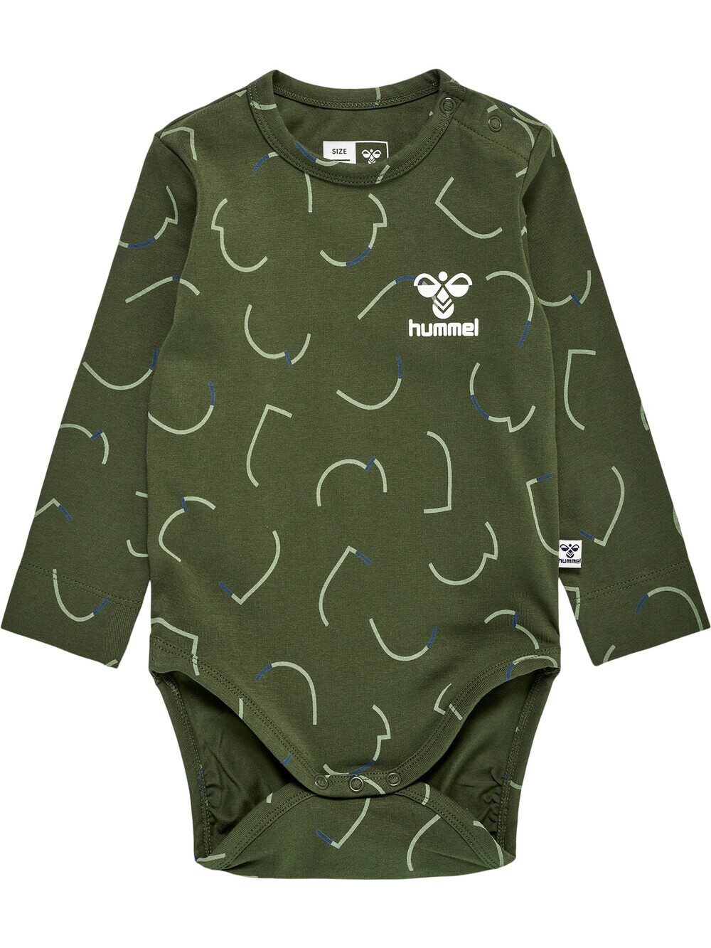 

Комбинезон/боди Hummel Obi, хаки/пастельный зеленый