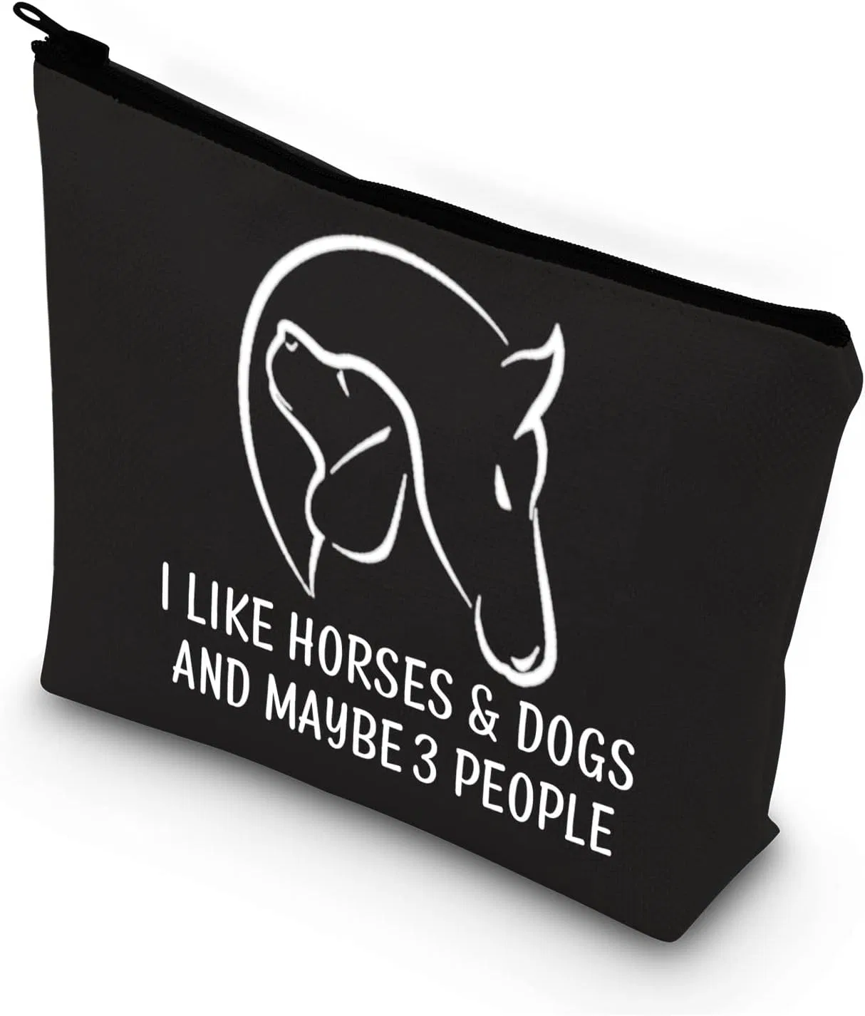 Косметичка PLITI с принтом «Лошади и собаки» Pliti, Like Horses Dogs Blu