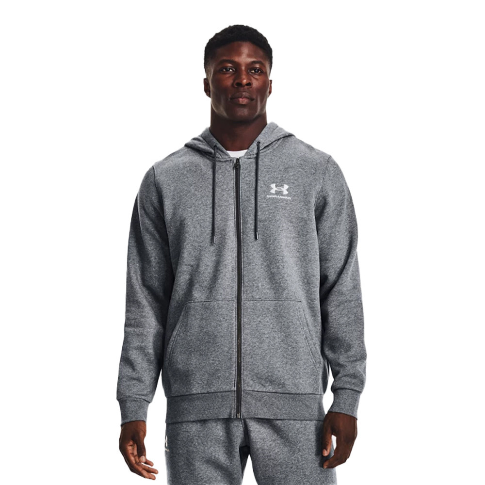 

Худи Under Armour Essential Full-Zip Fleece, серый
