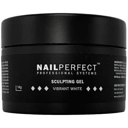 

Гель для моделирования ногтей Nailperfect LED/UV, яркий белый, 14 г Nail Perfect