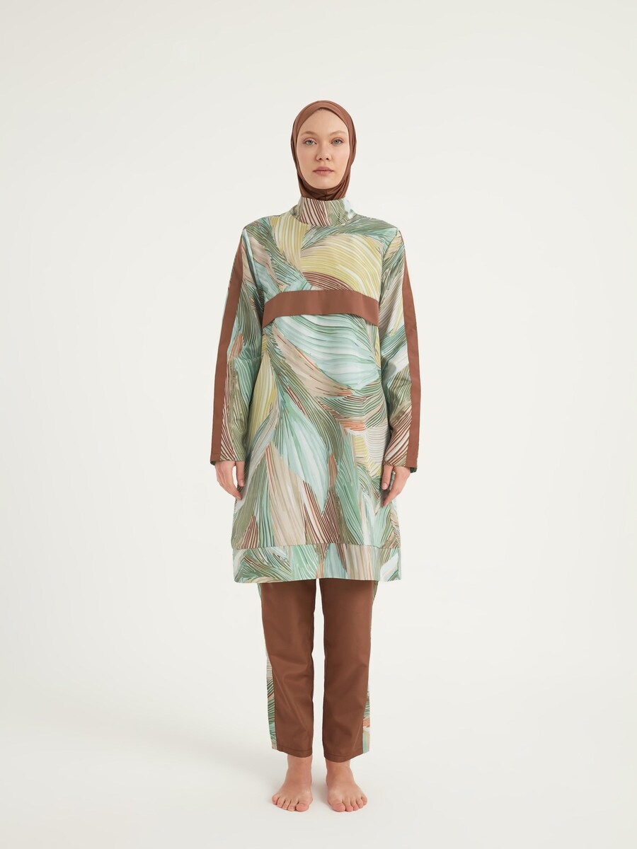 

Платье-купальник с высоким воротом Riva Mera by Marina R2512, зеленый