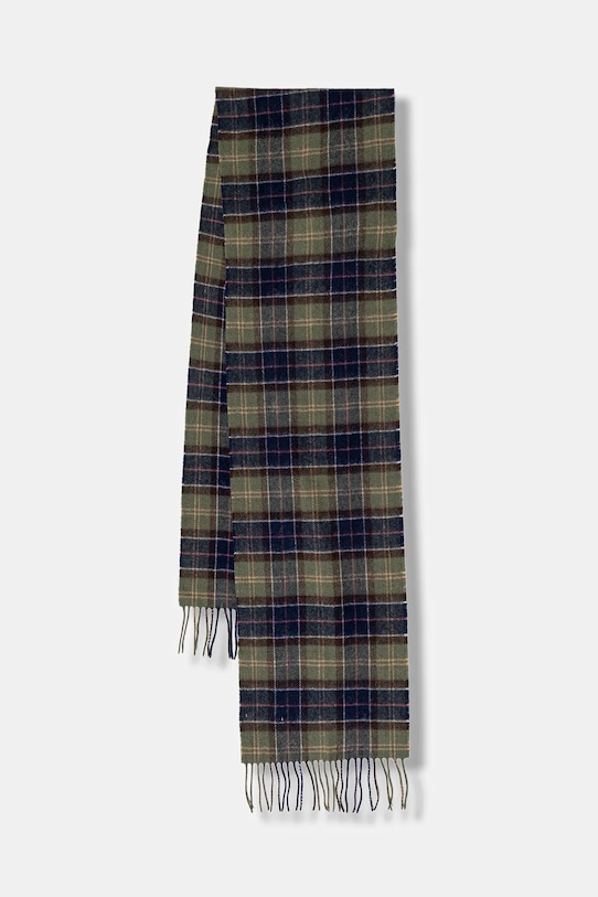 

Шерстяной шарф Barbour, зеленый