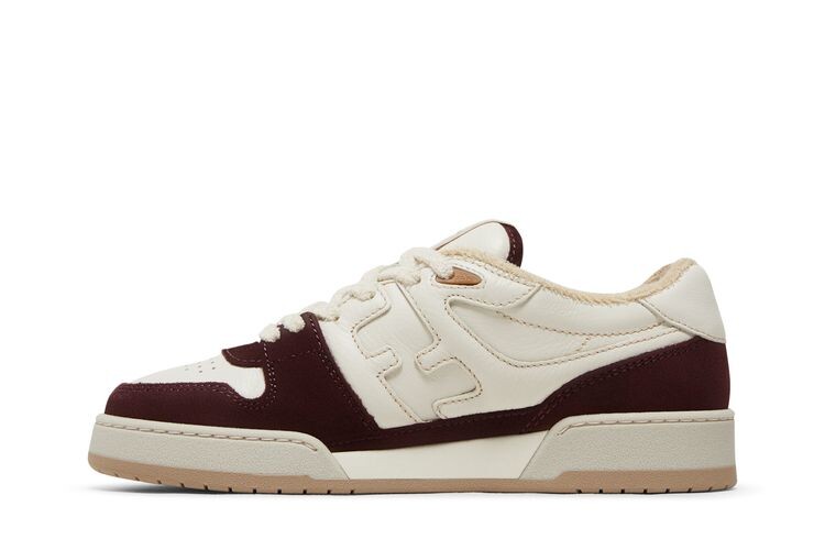 Кроссовки Fendi Match Burgundy, красный — фото 3