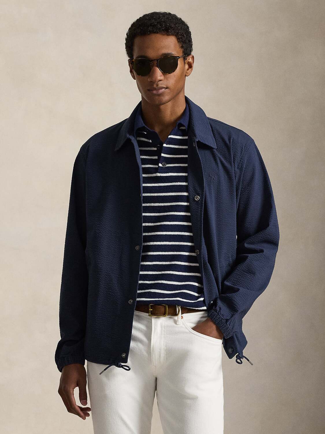 Polo Ralph Lauren Куртка для межсезонья в цвете Marine Blue — фото 2