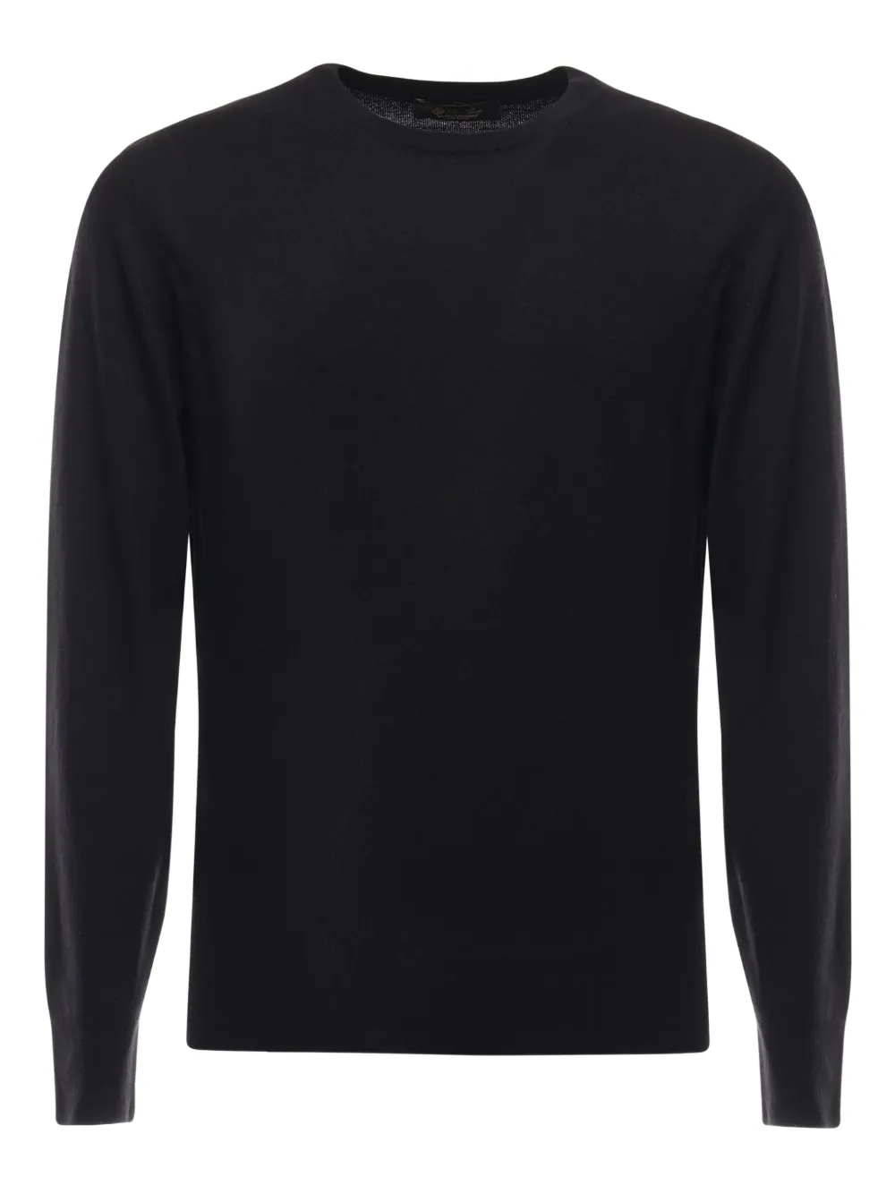 

Кашемировый свитер с круглым вырезом Loro Piana, черный